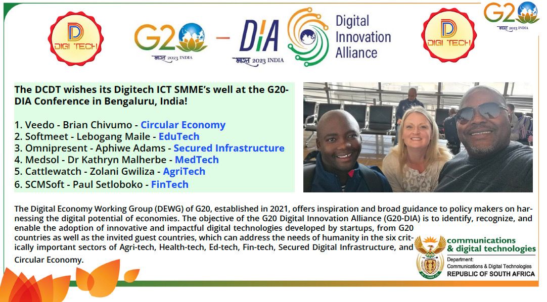 Digitech SMMEs at the G20 Conference in India